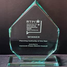 Cannock Chase Council Wins RTPI Planning Award — Cannock news photo